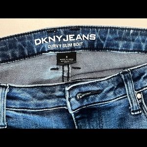 DKNY Curvy Slim Boot Cut Jeans